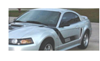 1999-03 Mustang Boss Hood and Side Stripe Kit - Boss Name - Flat Hood